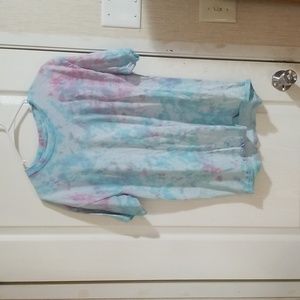 A toe dyed shirt